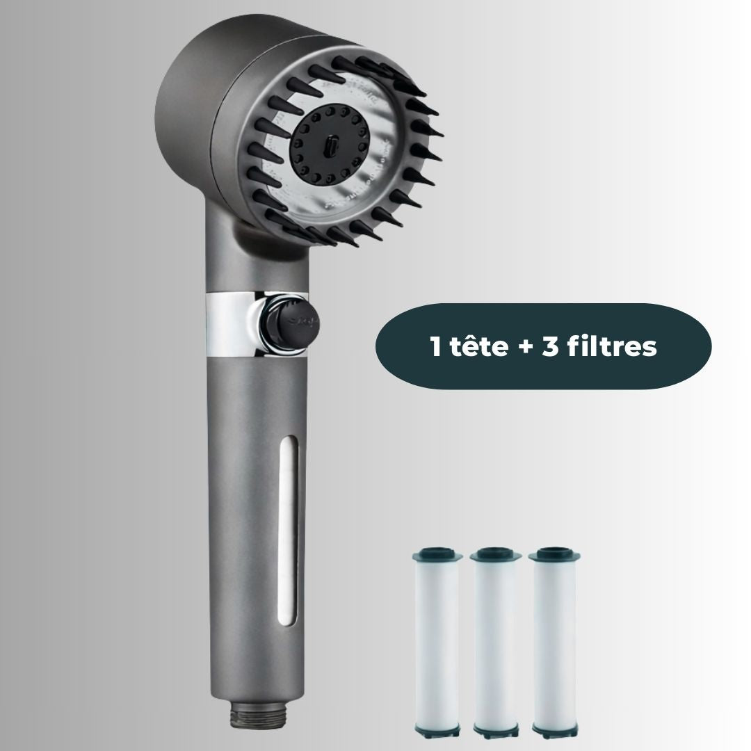 Pommeau de douche NOVAA avec 3 filtres