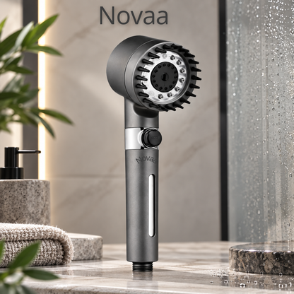 Pommeau de douche filtrant Novaa™ | 3 jets, 4 filtres inclus